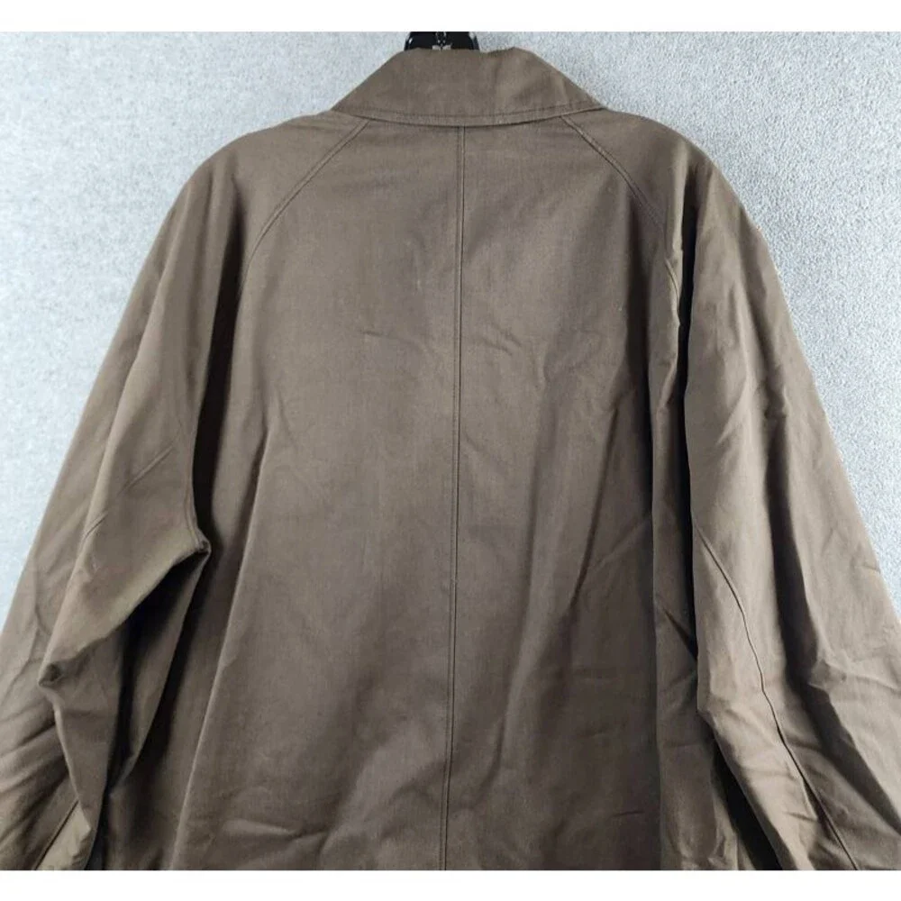 Vince Lightweight Car Coat Men's L Downtown Spread Collar Button Front Closure